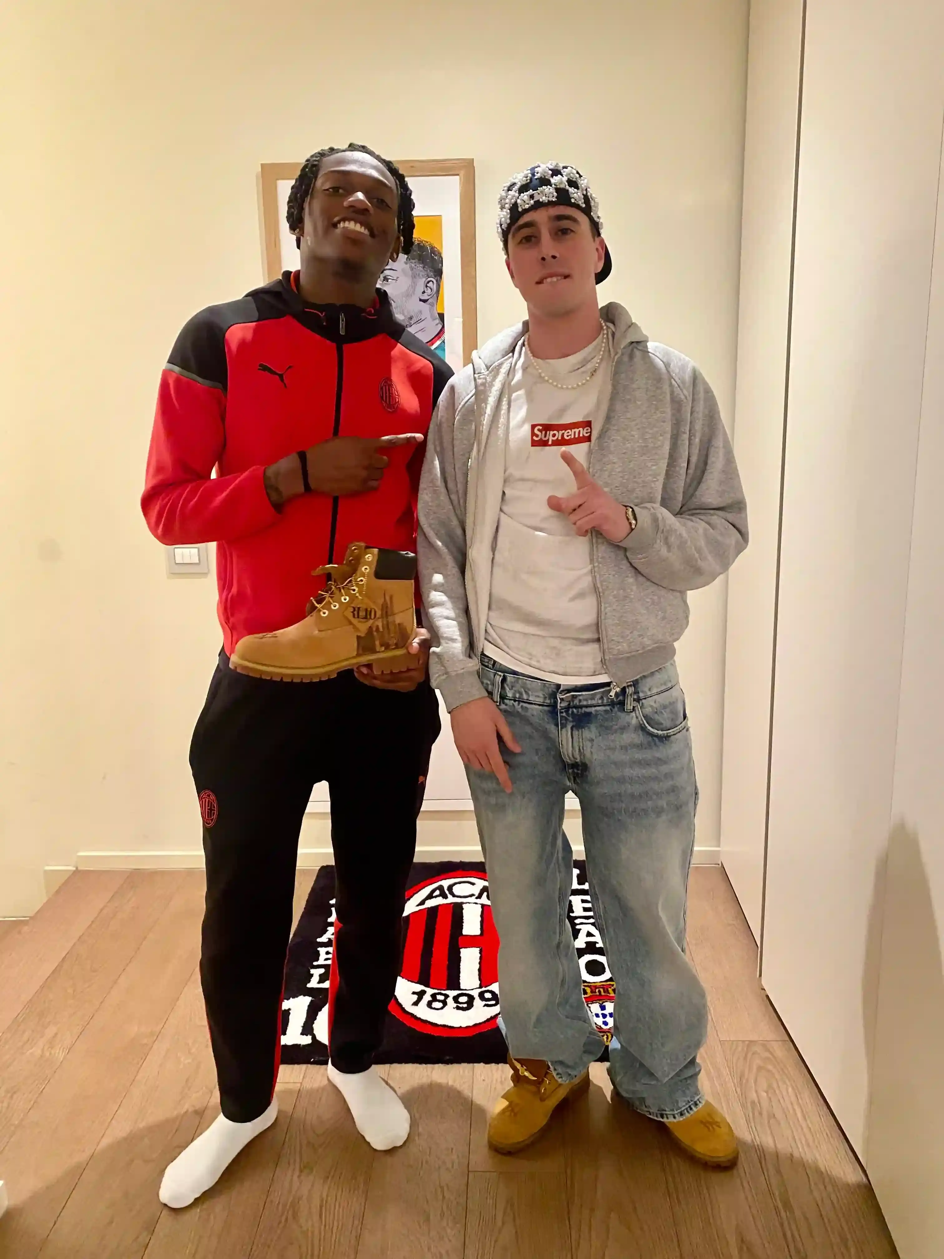 Rafael Leão and Edoardo Albertini