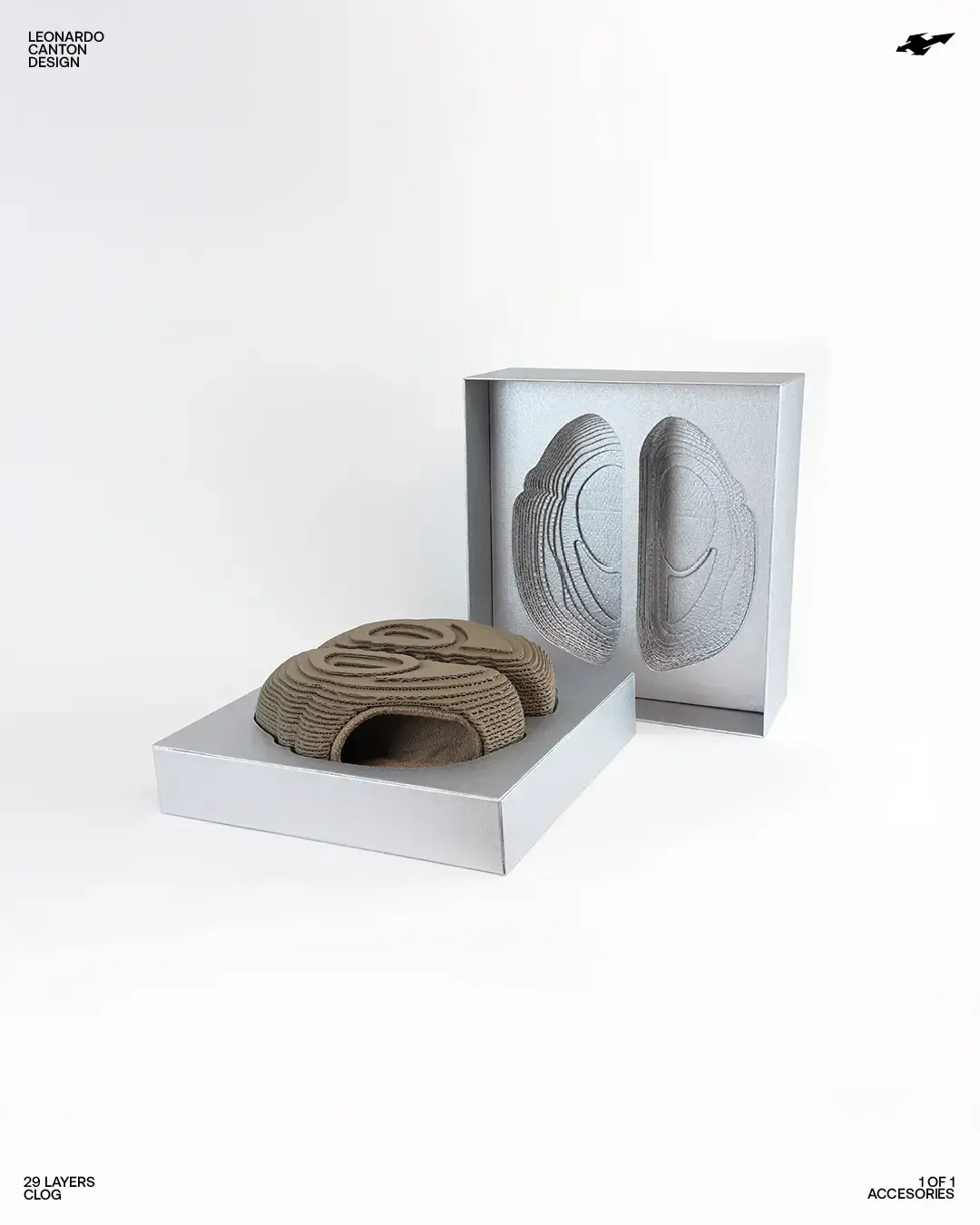 Leonardo Canton design sneakers box