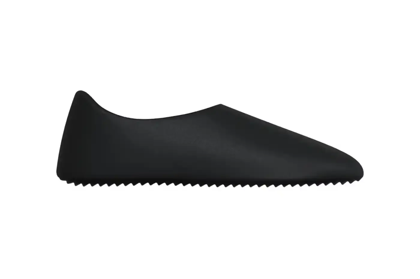 YZY YZY SL-01 shoe in black, featuring a single-piece slip-on design with a sock-like fit